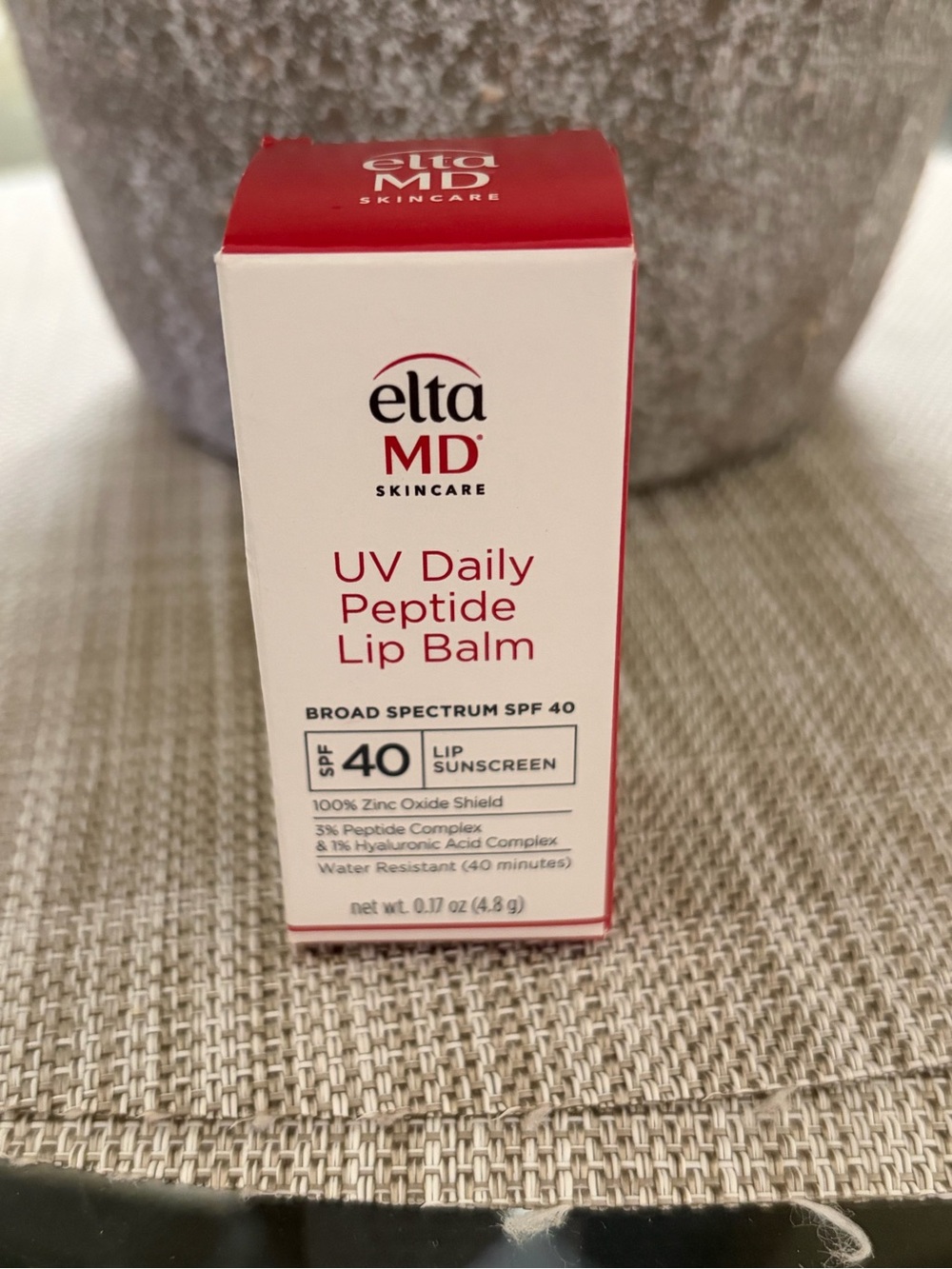 EltaMD UV Daily Peptide Lip Balm SPF 40 - White/Red